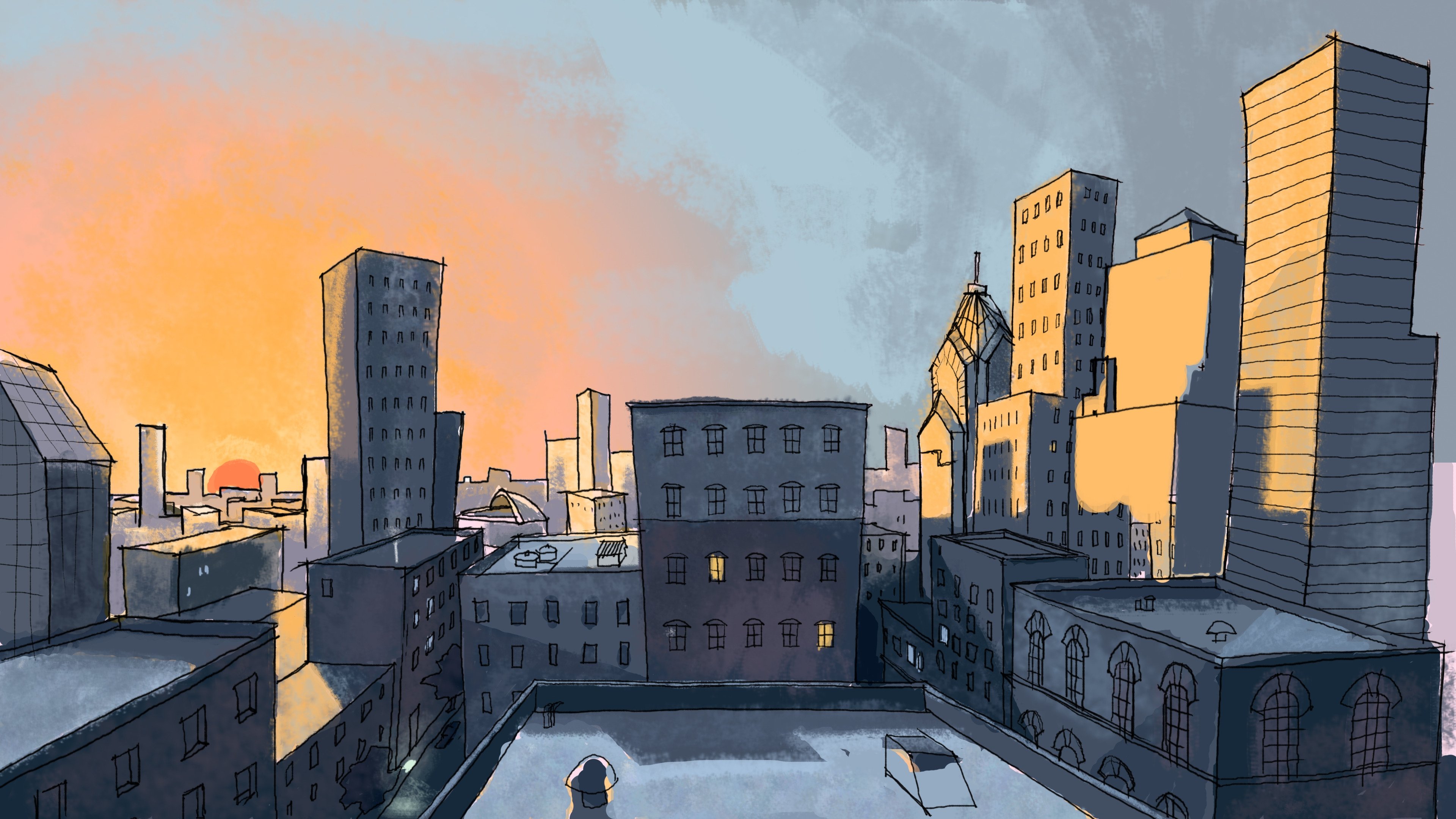 Movie scene
