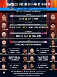 ONE Fight Night 14: Stamp vs. Ham
