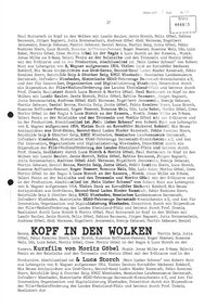 Kopf in den Wolken