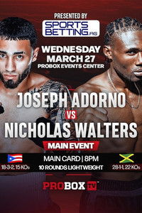 Joseph Adorno vs. Nicholas Walters