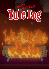 The Simpsons Yule Log