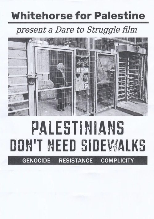 Palestinians Don't Need Sidewalks