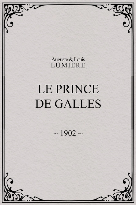 Le prince de Galles