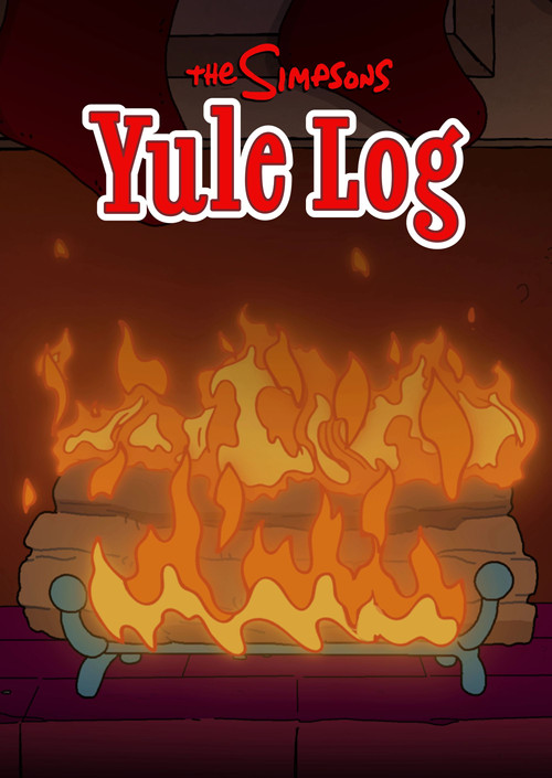 The Simpsons Yule Log