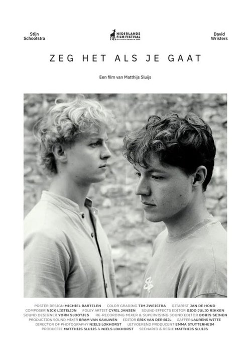 Zeg het als je gaat